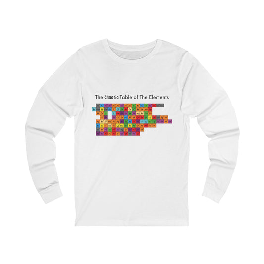 Chaotic Table of Elements - Unisex Jersey Long Sleeve Tee