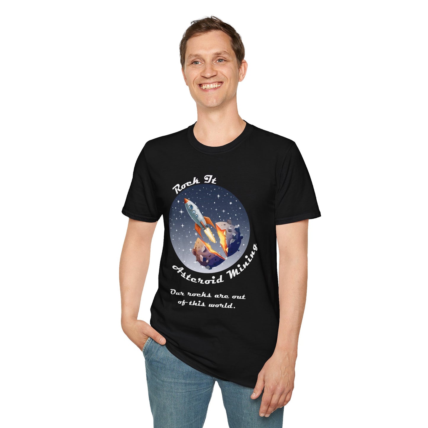 Rock It Asteroid Mining - Unisex Tee