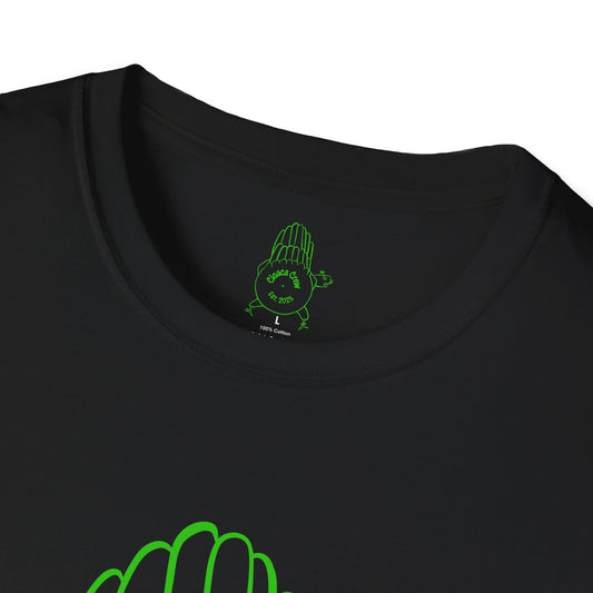 Cloaca Crew Logo Tee - Bioluminescent Pigeon Edition