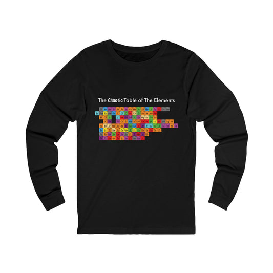 Chaotic Table of Elements - Unisex Jersey Long Sleeve Tee