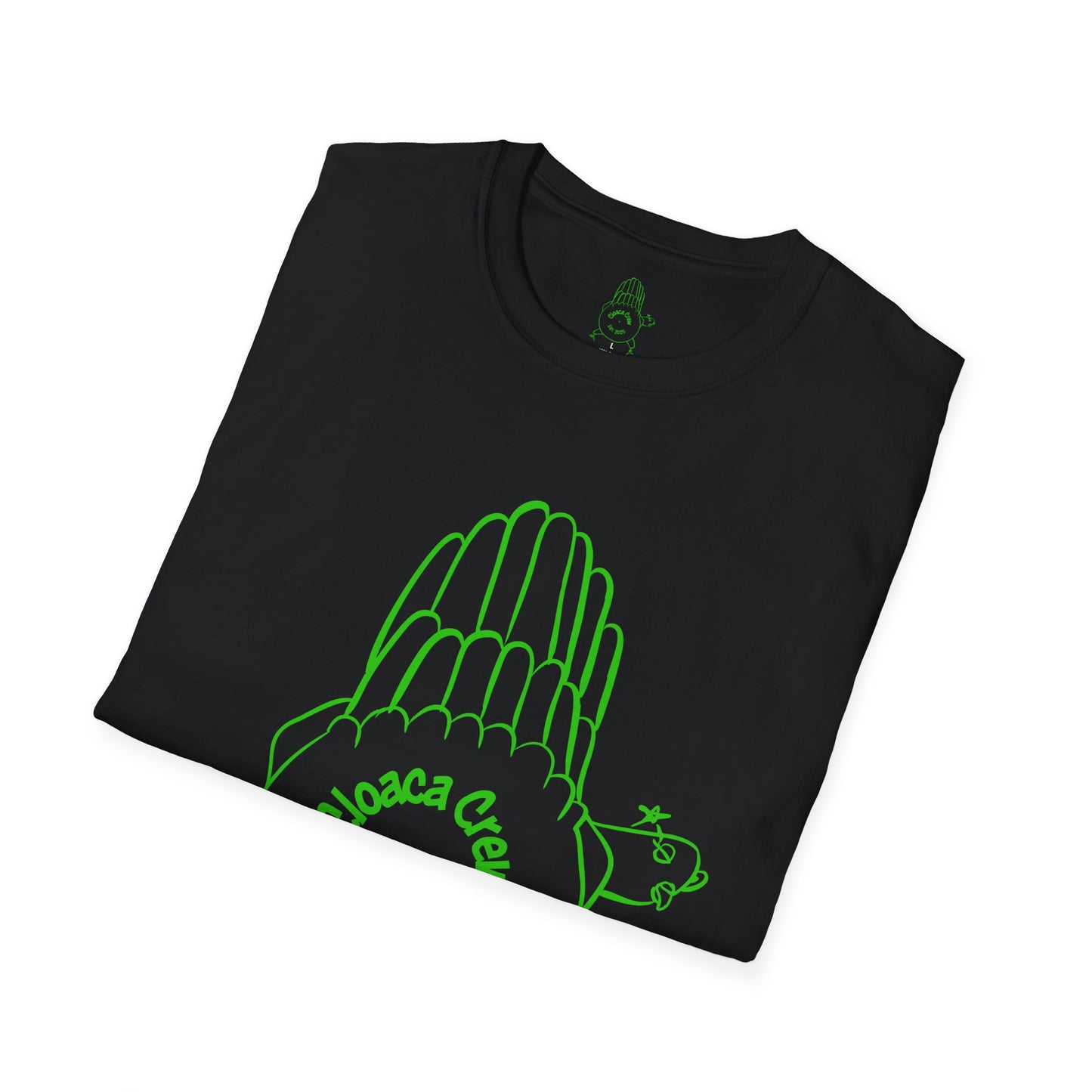 Cloaca Crew Logo Tee - Bioluminescent Pigeon Edition
